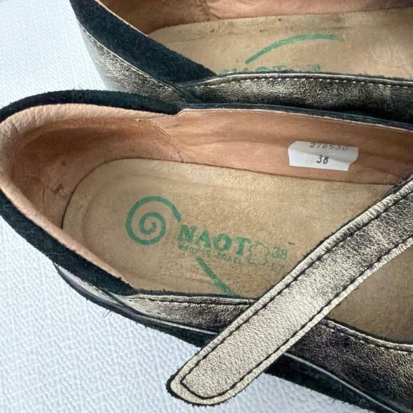 Naot Matai Shoes Womens Size 7 Leather Mary Jane Bronze Israel - Picture 3 of 8